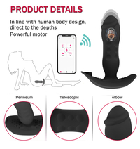 Telescopic Anal Stimulator with APP Control – Bluetooth Vibrations and Massage for Men and Women