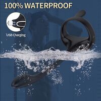 Multifunctional Prostate Massager with Penis Ring and Anal Hook – App Control for Maximum Stimulation