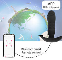Telescopic Anal Stimulator with APP Control – Bluetooth Vibrations and Massage for Men and Women
