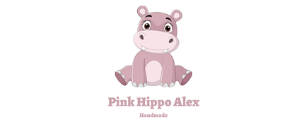 Pink Hippo Alex ръчна изработка