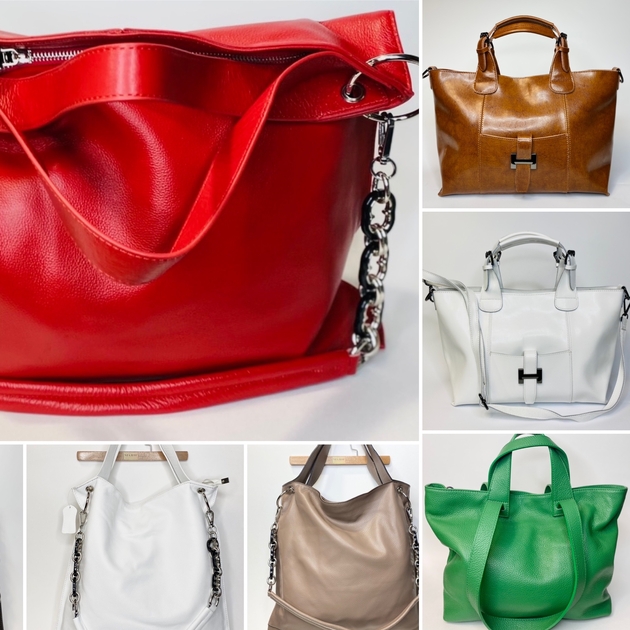 Женские сумки из натуральной кожи - шопперы - тоут - хобо | Marie bags ...