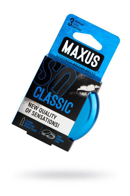 Презервативы Maxus, классические, латекс, железный кейс, 18 см, 5,3 см .