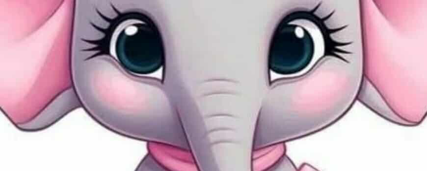 Тема ''Слонче с розова панделка''