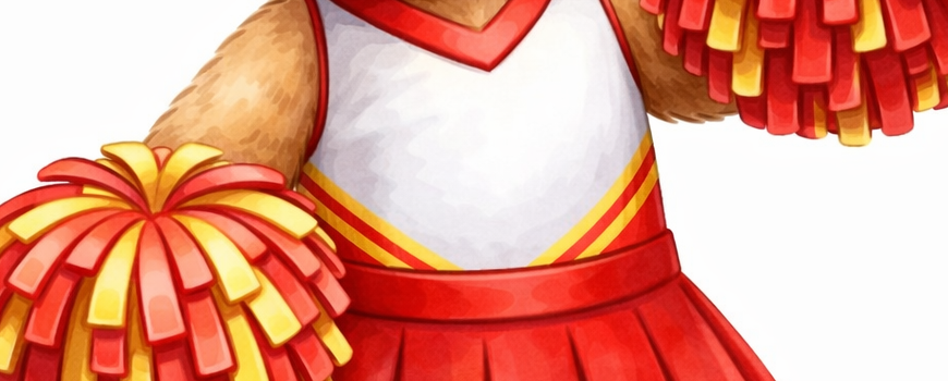 Тема ''Мече - мажоретка''