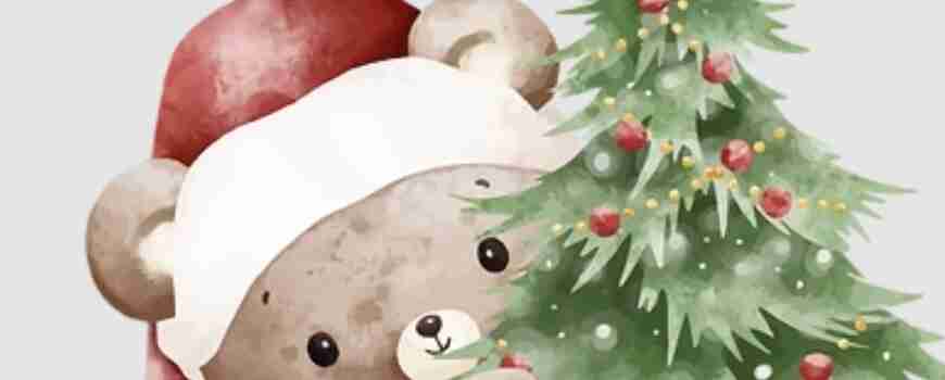 Тема ''Коледа с мечо''