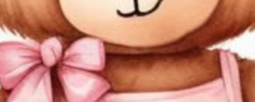 Тема ''Мече с розови балони''