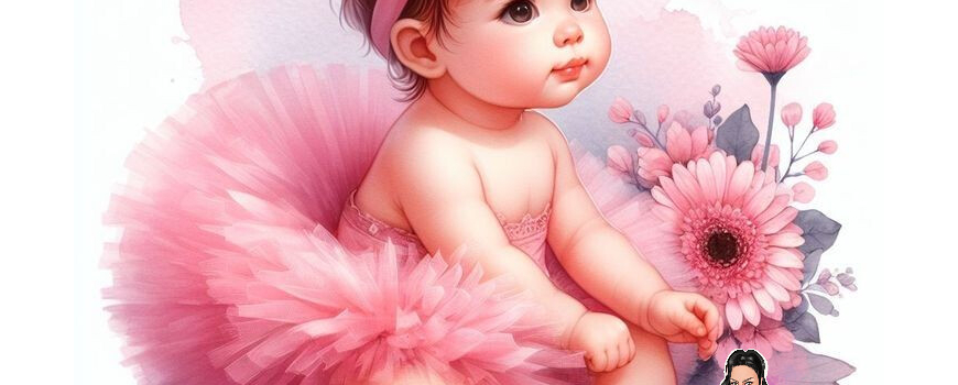 Тема ''Бебе с розова панделка''