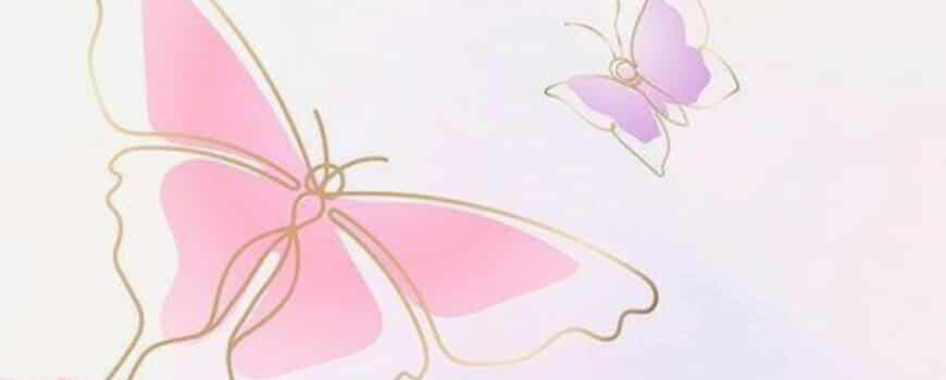 Тема ''Пеперуди в розово и лилаво''