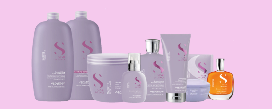 Серия за заглаждане на непокорна и цъфтяща коса Alfaparf Milano Smooth Rebel Hair