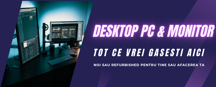 Desktop PC & Monitoare