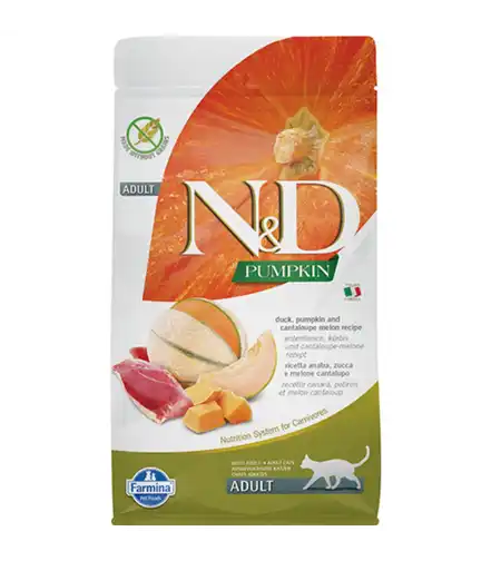 N&D Cat Pumpkin Duck Adult - Тиква и патица за възрастна котка