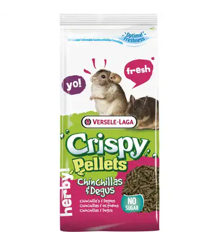 VERSELE LAGA Crispy Pellets Chinchillas & Degus - пълноценна гранулирана храна за чинчили и дегута