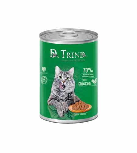 DR. TREND – КОНСЕРВА ЗА КОТКИ С ПИЛЕ