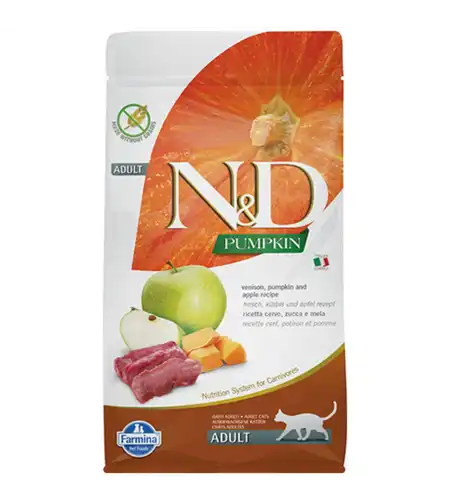 N&D Cat Pumpkin Venison Adult - Тиква с еленско месо за възрастна котка