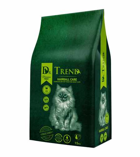 DR. TREND  HAIRBALL CARE – ХРАНА ЗА КОТКИ ПРОТИВ КОСМЕНИ ТОПКИ