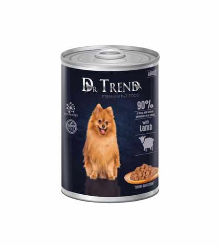DR. TREND DOG CHUNKS IN GRAVY WITH LAMB – КОНСЕРВА ЗА КУЧЕ С АГНЕШКО