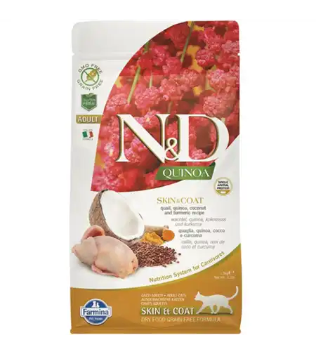 N&D Cat Киноа и пъдпъдък за здрава кожа и бляскава козина