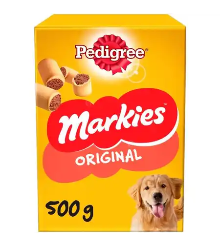 Хрупкави бисквити с вкус на костен мозък PEDIGREE Markies, 500 гр