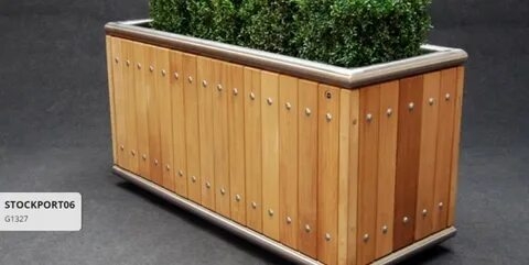 Деревянное Уличное Кашпо Для Цветов Купить