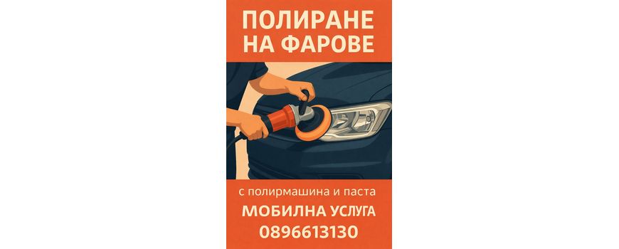 Полиране на фарове