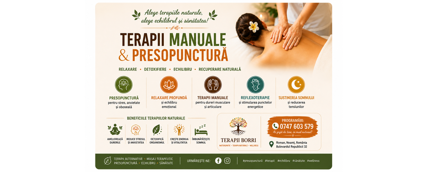 Terapii manuale și presopunctură