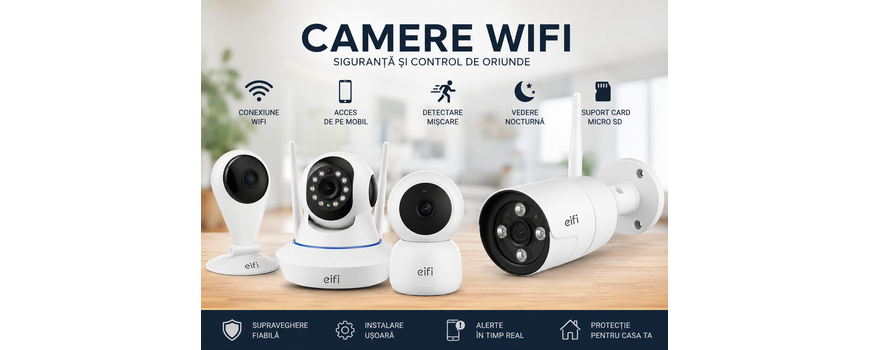 Camere supraveghere WIFI