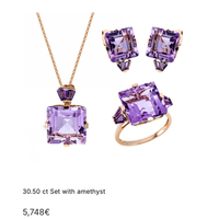 Сет с аметист