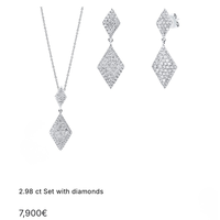 Сет  с диаманти