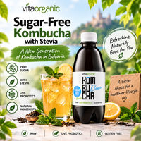 Sugar-Free Kombucha with Stevia: A New Generation of Kombucha
