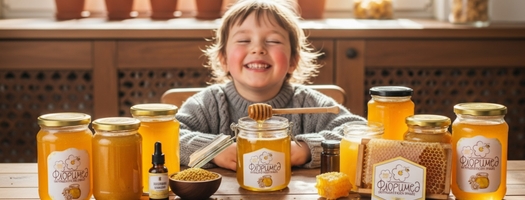 Естествена подкрепа за имунитета на децата с пчелни продукти