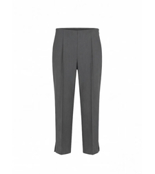 GREY TAILORED CAPRI PANTS
