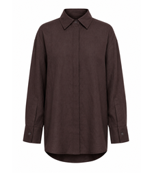 BROWN LINEN SHIRT