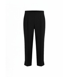 BLACK TAILORED CAPRI PANTS
