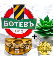 Тематичен дървен мини бар - Ботев