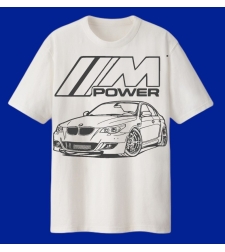 Мъжка памучна тениска BMW E60 M Power