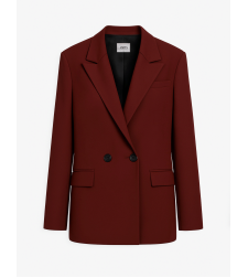 AMARA BURGUNDY BLAZER