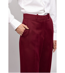 AMARA BURGUNDY TROUSERS