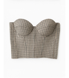 NESSA CHECKED CORSET