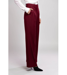 AMARA BURGUNDY TROUSERS