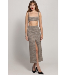 AYLA CHECKED CO-ORD SET