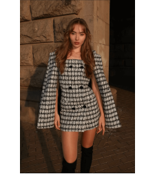 NAOMI TWEED DRESS