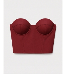 NESSA BURGUNDY CORSET