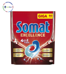 Somat 4in1 EXCELLENCE 60 caps таблетки за съдомиялна машина