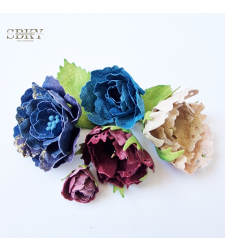 Handmade Flowers ND - Set of 5, N23
