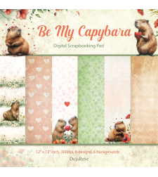 Дигитална хартия - Be My Capybara