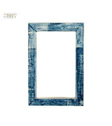Chipboard blue frame, 