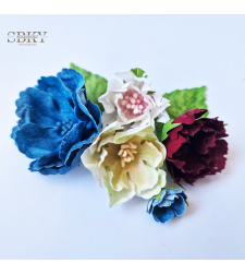 Handmade Flowers ND - Set of 5, N11