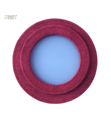 Shaker element with artificial leather, raspberry