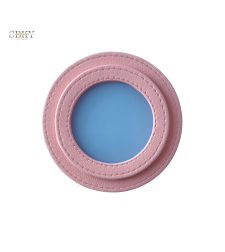 Shaker element with artificial leather, pink color