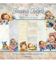 Sleeping Angels - Digital Paper